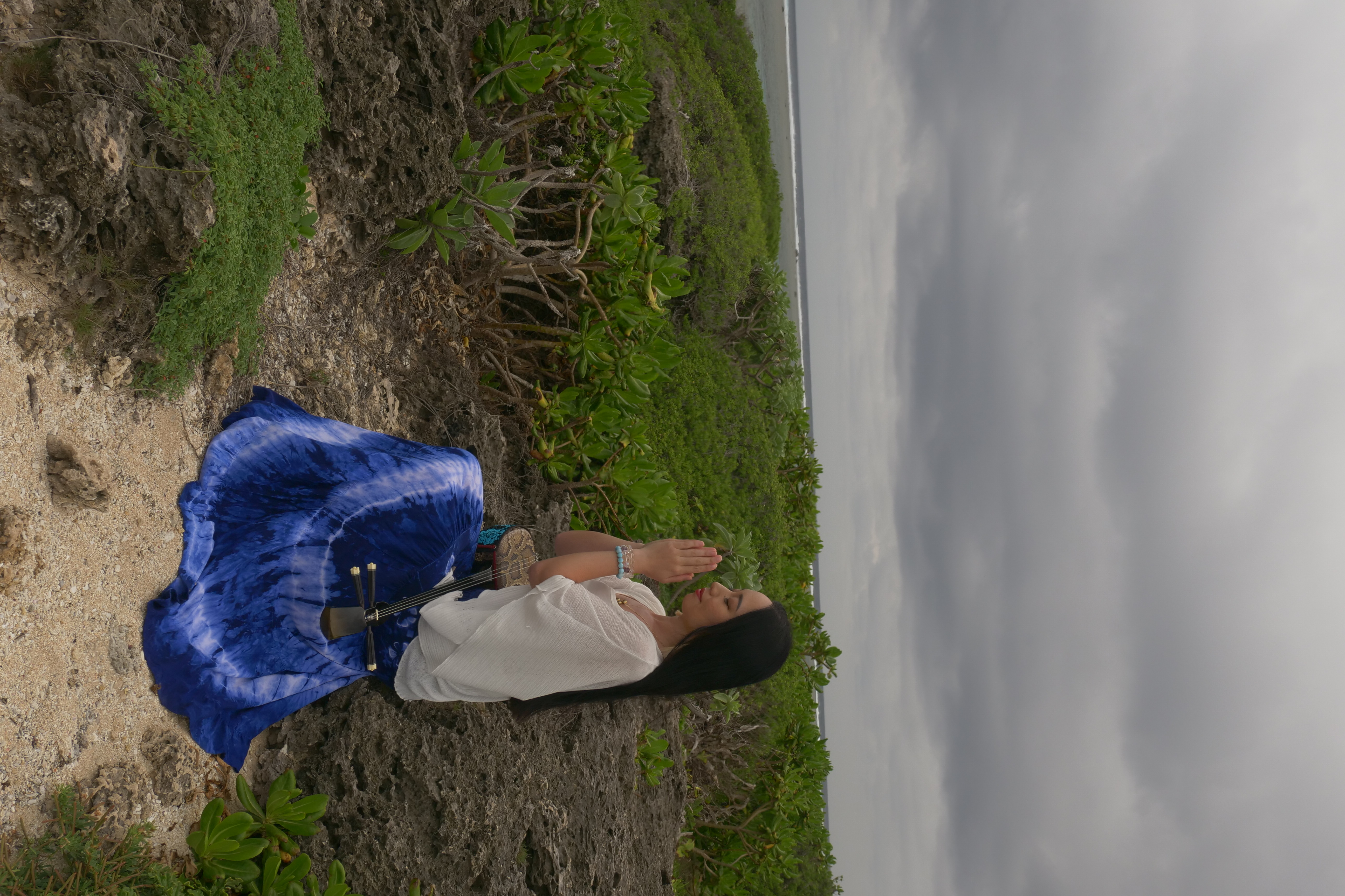 Kudaka Island prayer by the sea